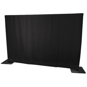 Wentex P&D Curtain MGS 175 g/m² Black - 280 x 120 cm (W x H) - unpleated